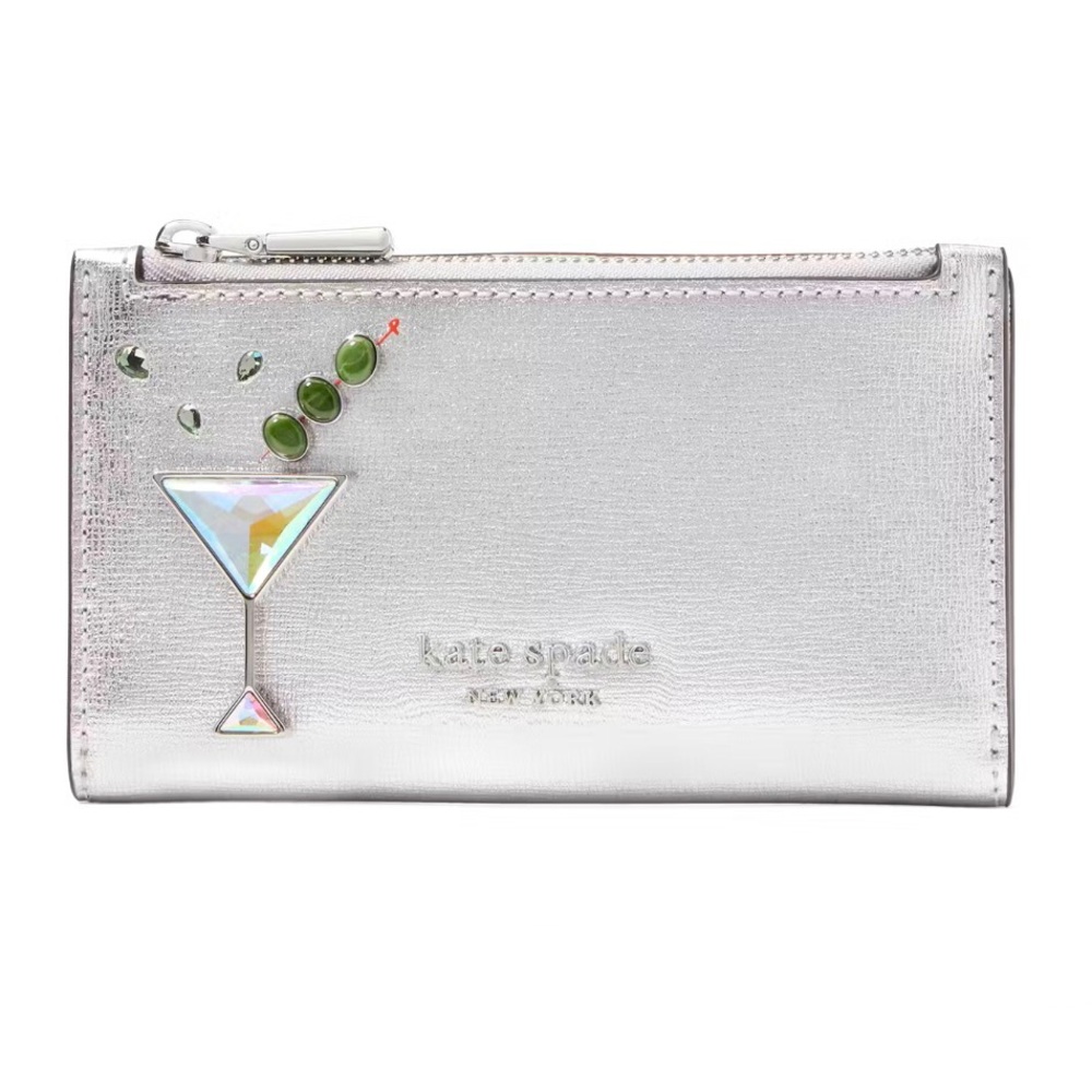 Kate Spade Shaken Not Stirred Leather Wallet
